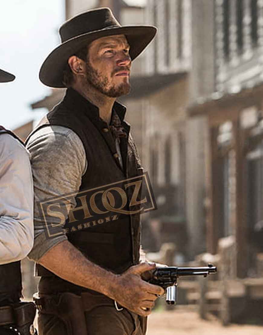 The Magnificent Seven Chris Pratt Brown Vest